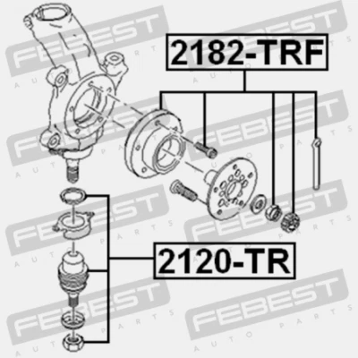 Ball Joint Front Lower Suspension Arm For Ford Transit MK7 2006-2014 - Image 1 of 2