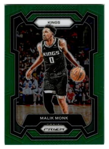 2023-24 Panini Prizm #71 Malik Monk Prizms Verde - Foto 1 di 2