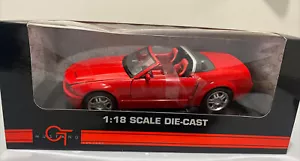BEANSTALK 1/18 BEAUTIFUL RED MUSTANG GT CONCEPT NEW - Picture 1 of 5