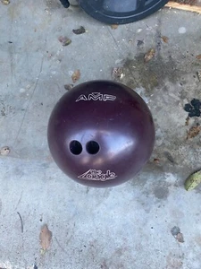 Vintage AMF "the Angle" Purple Bowling Ball - 16lb. Excellent Condition - Picture 1 of 2