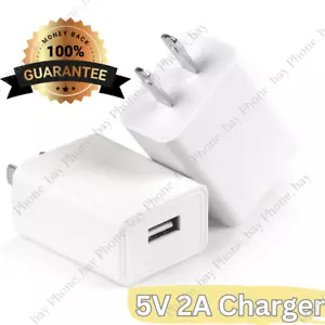 USB Power Adapter AC Home Wall Charger US Plug For iPhone Samsung Google Android - Picture 1 of 14