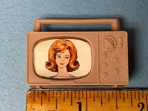 Vintage 1963 Mattel Barbie bambola Tan TV da tempo libero ore Pak - Foto 1 di 7