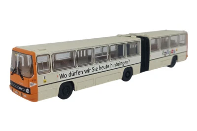 Brekina Ikarus 280 Gelenkbus "BVB Berlin" creme/orange Maßstab 1:87 Modellauto - Bild 1 von 4