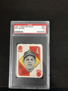 1951 Topps Red Back Ray Boone #23 Psa 7 - Picture 1 of 2