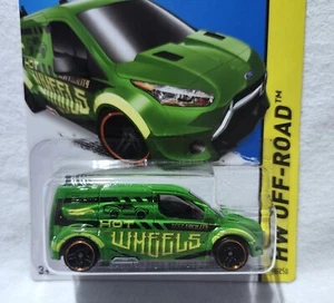 Hot Wheels Off Road Ford Transit Connect #98 Green - Picture 1 of 5