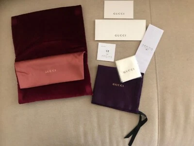 Óculos de sol G1N autêntico GUCCI bolsa de veludo óculos coleção Hollywood Forever - Imagem 1 de 4