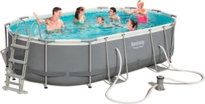 Piscina Fuoriterra Ovale Bestway Fuori Terra cm 488x305x107h 56448 - Foto 1 di 5