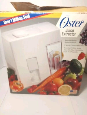 Extractor de Jugos Oster Dos Velocidades 323-08 Hecho en EE. UU. Dispensa Directamente en Vidrio Foto 1 de 4