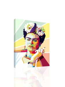 Frida Kahlo Pop VII - CANVAS or PRINT WALL ART - Picture 1 of 2