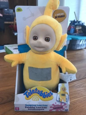 Teletubbies 11" Jumping Laa Laa Plush Ships N 24h - Image 1 of 4