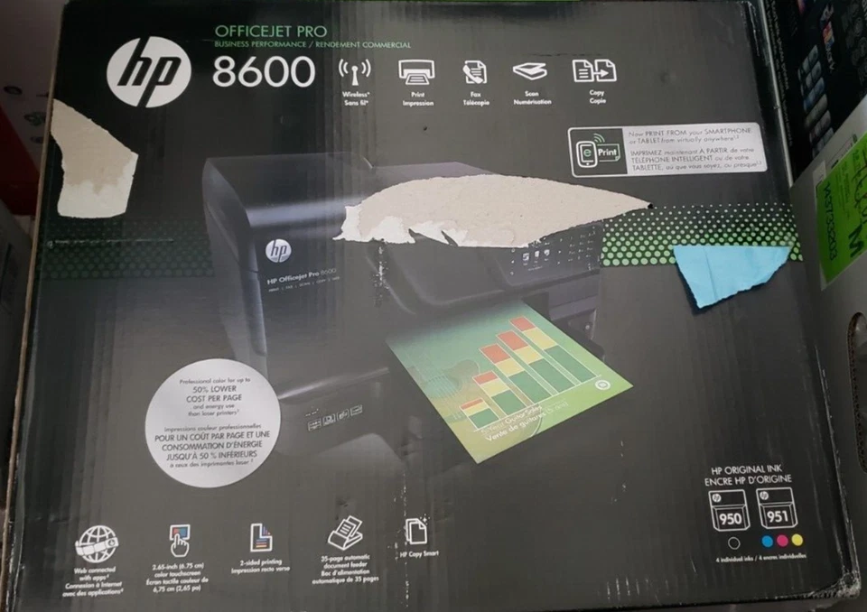 HP OfficeJet Pro 8600 All in one Wireless Color Printer - BRAND NEW - Image 1 of 1