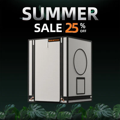 SPIDER FAMER Spider Farmer Indoor Grow Tent 60x60x80cm Growzelt High Reflective 2000D Garden