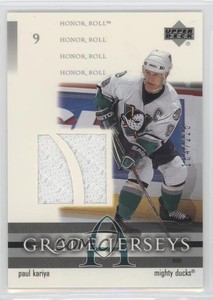 2001-02 Upper Deck Honor Roll Grade A Jerseys /225 Paul Kariya #J-PK HOF