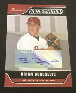 Tarjeta coleccionable autógrafa de béisbol Bowman 2006 SOF-BB Brian Bogusevic 1983272 - Imagen 1 de 2