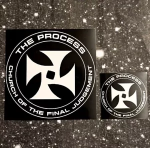 ♆ The Process Church 4" or 2" Waterproof Vinyl Sticker - Occult Sigil Rune Goth - Picture 1 of 7