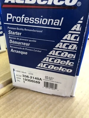 Arranque remanufacturado profesional ACDelco 2007-2009 fabricante de equipos originales Pontiac Montana Foto 1 de 3