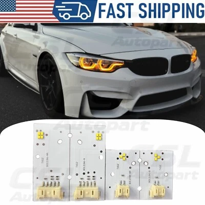 Placas DRL ámbar para faros LED BMW F80 M3 F82 M4 F32 F36 F86 2018-2020 LCI Foto 1 de 4