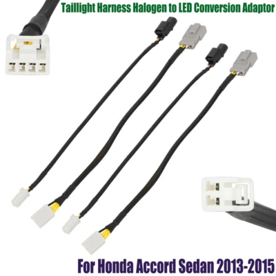 For Honda Accord Sedan Taillight Harness Halogen to LED Conversion Adaptor 13-15 Foto 1 de 4
