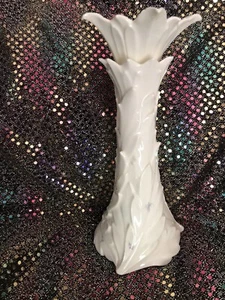 Kerzenständer Mikasa Elfenbein Bone China Lila  - Bild 1 von 7