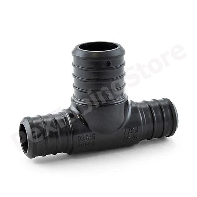 (10) 3/4" x 3/4" x 1" PEX Tees - Poly Alloy Lead-Free Crimp Fittings - Image 1 of 2