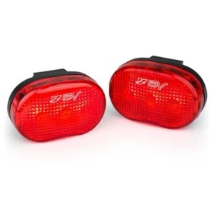 Bike Lights for Night Riding LED Bike Tail Light - Bicycle Strap Mount - Pair - Picture 1 of 8
