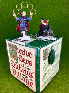 Dept 56, 12 Days of Christmas, #5, "Five Golden Rings", #58381, rare - Picture 1 of 8