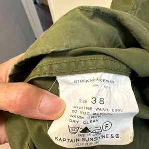 Kaptain Sunshine Size 38 Salvage Parka Free Shipping 254183H - Picture 1 of 10