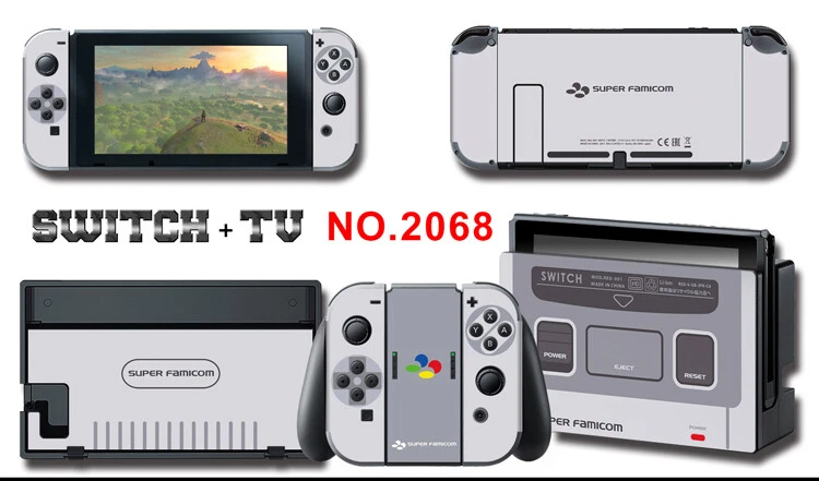 Vinyl Decal Skin Sticker Protector for Nintendo Switch Classic SNES SFC #2068 - Image 1 of 1