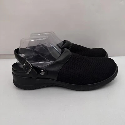 Drew Savannah Zuecos Negros Mula Sin Cordones Mocasín Lagenlook Zapatos 12 Estrechos Foto 1 de 4