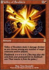 4x Volley of Boulders ~ Lightly Played Odyssey MTG Magic x4 4 UltimateMTG Playse