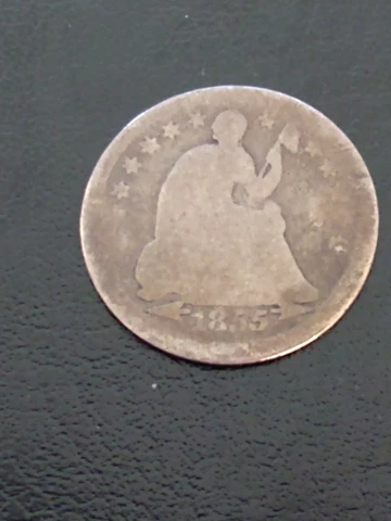 1855 Seated Liberty - Half Dime with Arrows at Date Cover