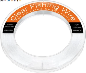 Clear Fishing Line Wire 755 Ft, Invisible Fishing Wire Nylon String for Hanging - Picture 1 of 6