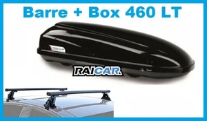 Box baule auto Carbox shuttle da tetto viaggio con Barre portapacchi Ford Fiesta - Foto 1 di 5