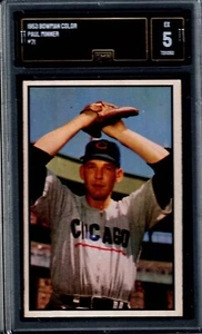 GMA 5 + 1953 Bowman #71 PAUL MINNER - Chicago Cubs - Picture 1 of 2