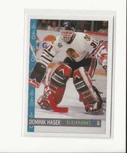 1992 O-Pee-Chee Dominik Hasek Blackhawks #301 Hockey Card - Picture 1 of 1
