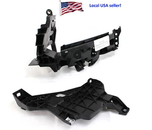 for 2013-17 Q5 SQ5 front bumper headlamp mounting plate bracket support LH 2pc - Picture 1 of 11