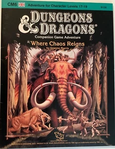 Advanced Dungeons & Dragons CM6 Where Chaos Regns NEUWERTIG TSR 9158 1985 - Bild 1 von 4