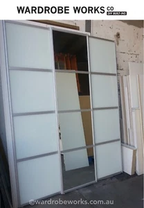 3 Built-In Wardrobe Sliding Doors *Made to Measure*Up to 3600wide FROSTED/MIRROR - Picture 1 of 2