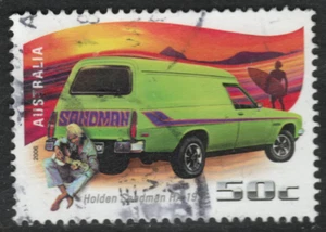 2006 Australia Classic Cars 1962 Holden Sandman 1976 HX used 50c sheet stamp - Picture 1 of 1