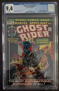 Marvel Spotlight #5 CGC 9.4 Marvel 1972 - First appearance Ghost Rider NM 1st - Picture 1 of 15