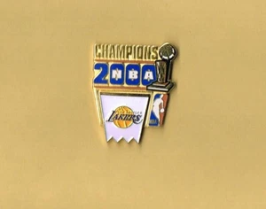 2000 Los Angeles Lakers NBA Championship Basketball Lapel Hat Pin - Picture 1 of 1