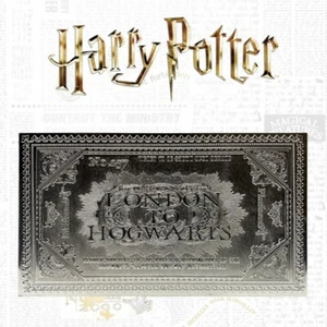 Harry Potter Hogwarts Silver Plated Ticket Limited To 9995 Worldwide - Bild 1 von 5