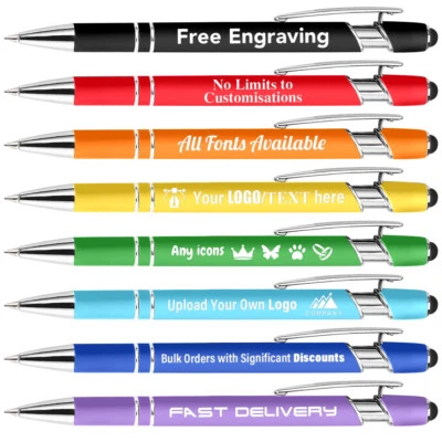 Personalised Pens Engraved Custom Pens Wholesale Pens Bulk Order Pens - Image 1 of 4