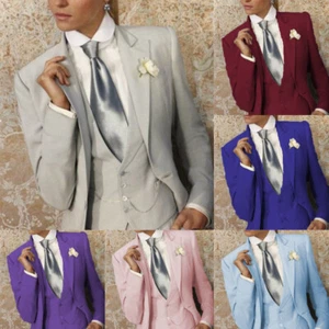 Women Suits Work Office Wear Ladies Vest Jacket Pants Wedding Business Tuxedos - Picture 1 of 19