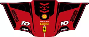 Ferrari Skin for Logitech G29 G920 G27 G25 - Custom Vinyl Decal Sticker Graphic2 - Picture 1 of 1
