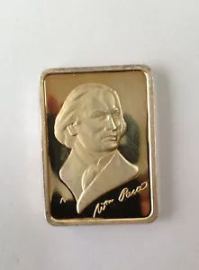1977 Hamilton Mint William Paca Lawyer GP HAM-348G Silver Art Bar P1392 - Picture 1 of 4