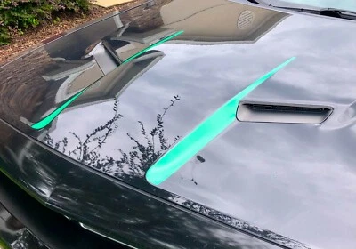 Dodge Challenger Pre-Cut Hood Spears Graphic Decal (15-18) 15 Colors Oracal 651 Foto 1 de 4