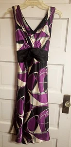 Rabbit Rabbit Rabbit Designs Damen ärmelloses Kleid V-Ausschnitt klassisch lila 10 - Bild 1 von 9