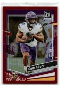 Cámara Donruss Optic #109 2023 Akers roja #/99 - Imagen 1 de 2