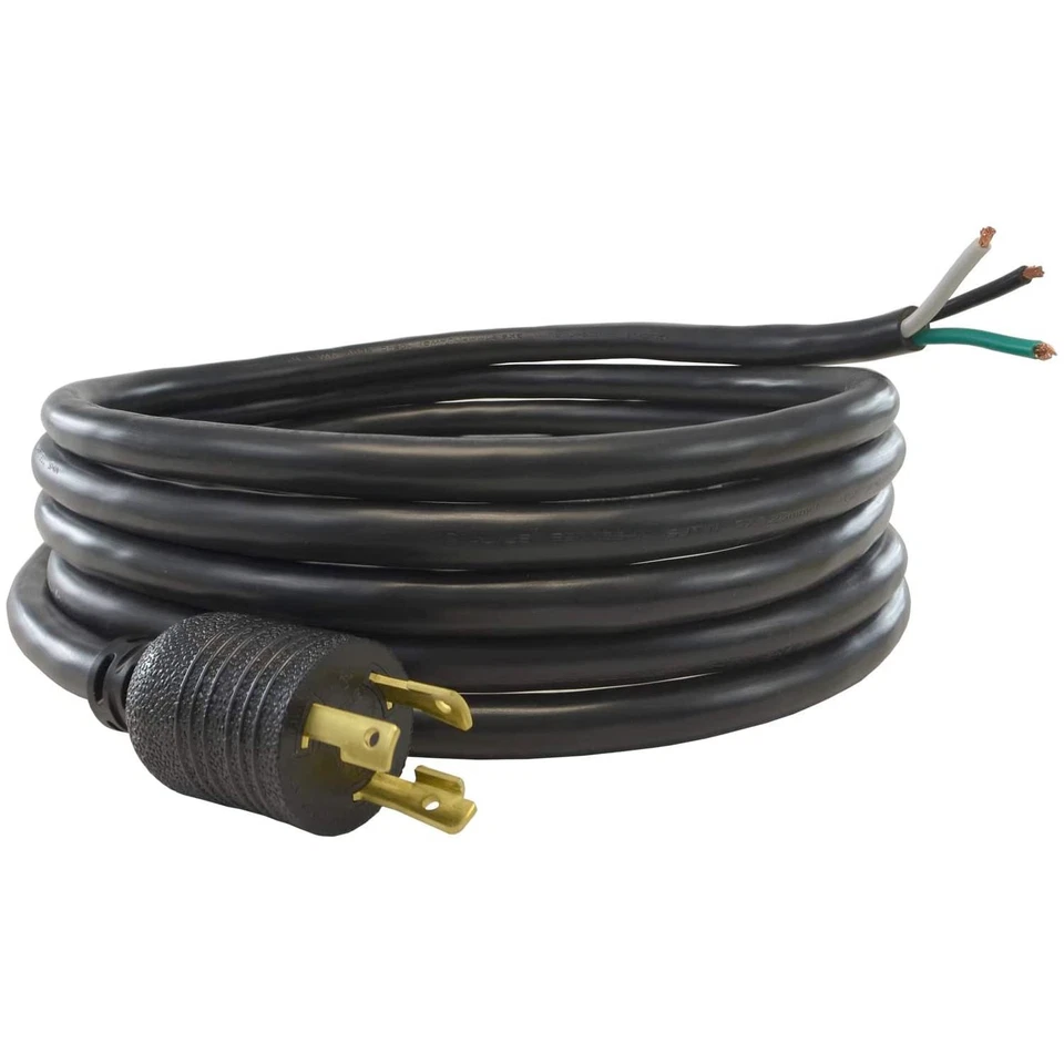 Conntek 29139-180 NEMA L6-30 3 Prong 30 Amp 250v Power Supply Cord 15ft.